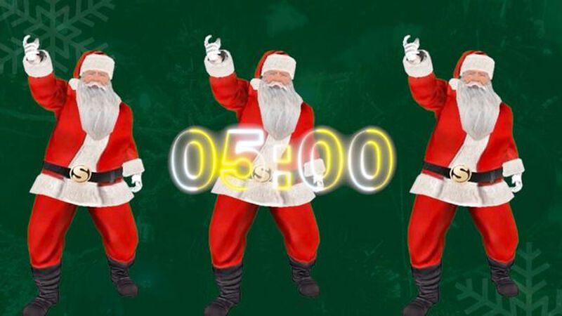 Dancing Santa Countdown